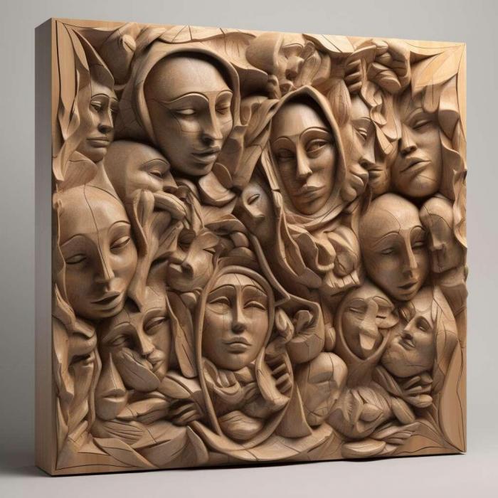 نموذج ثلاثي الأبعاد لآلة CNC 3D Art 